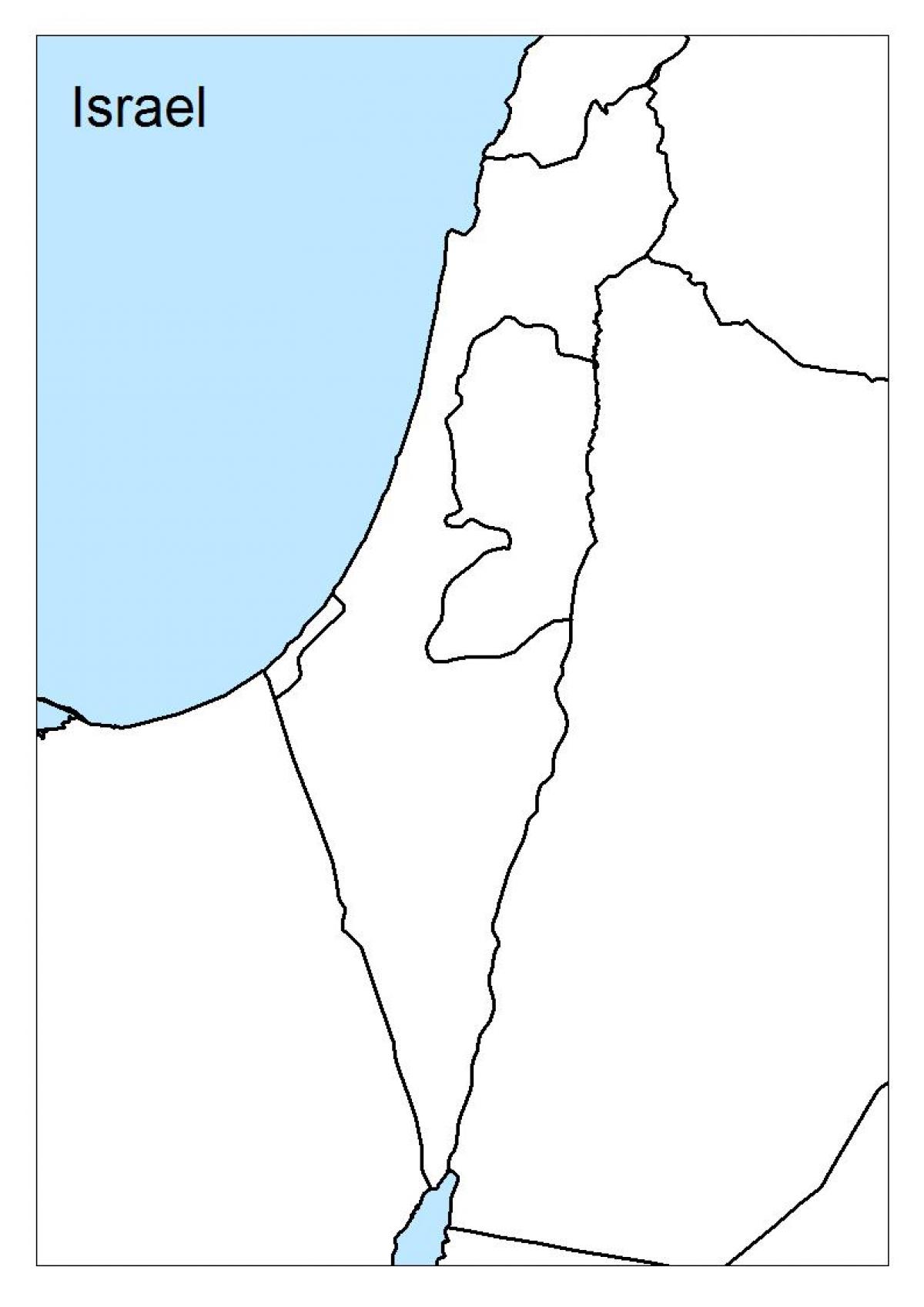 İsrail haritası boş