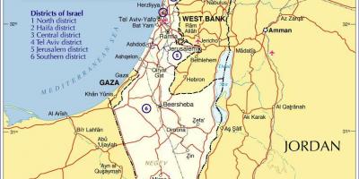 İsrail bölgeleri göster