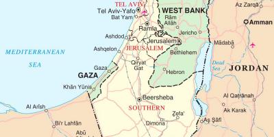 İsrail turizm harita